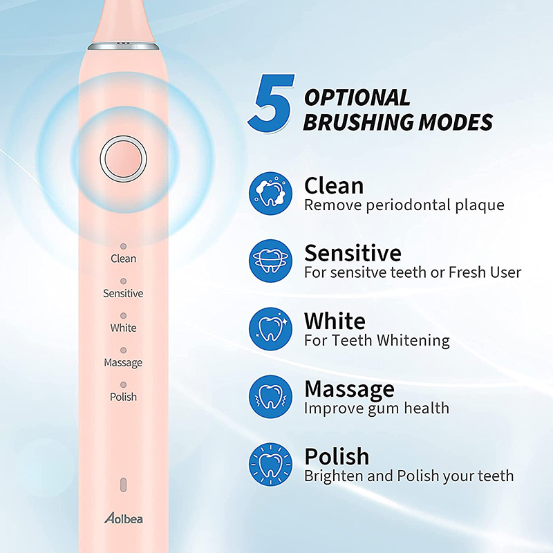 ALB-962  Super Long Standby Adult Intelligent Usb Electric Toothbrush