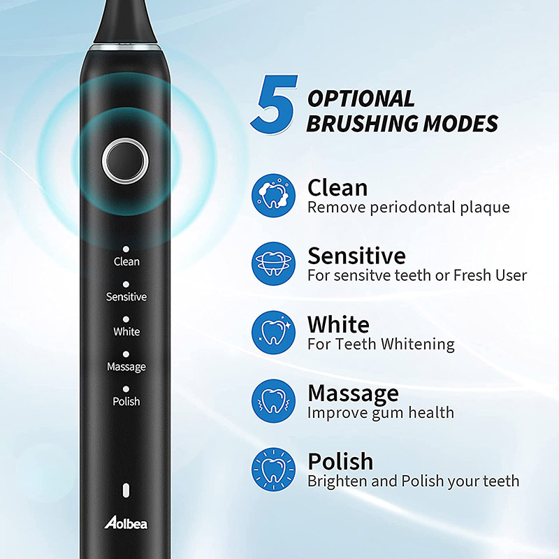 ALB-962  Super Long Standby Adult Intelligent Usb Electric Toothbrush