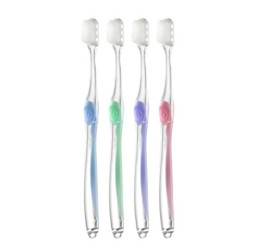 What are the unique advantages of an Adults Manual Toothbrush compared to traditional bristles in reducing gum irritation?